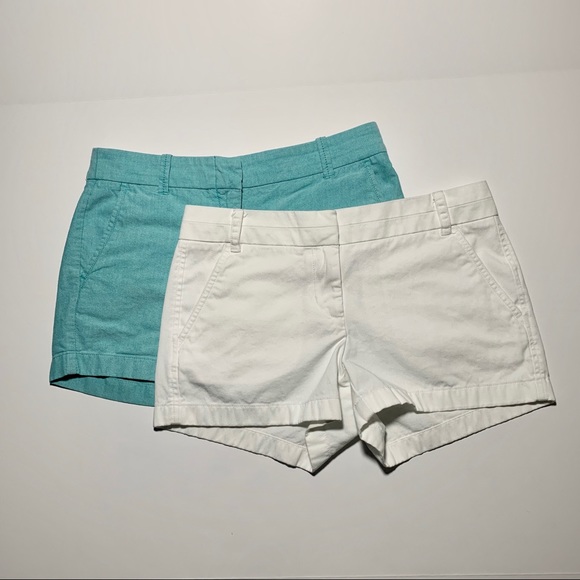 J. Crew Pants - J Crew shorts chino women’s sz 2 lot of 2